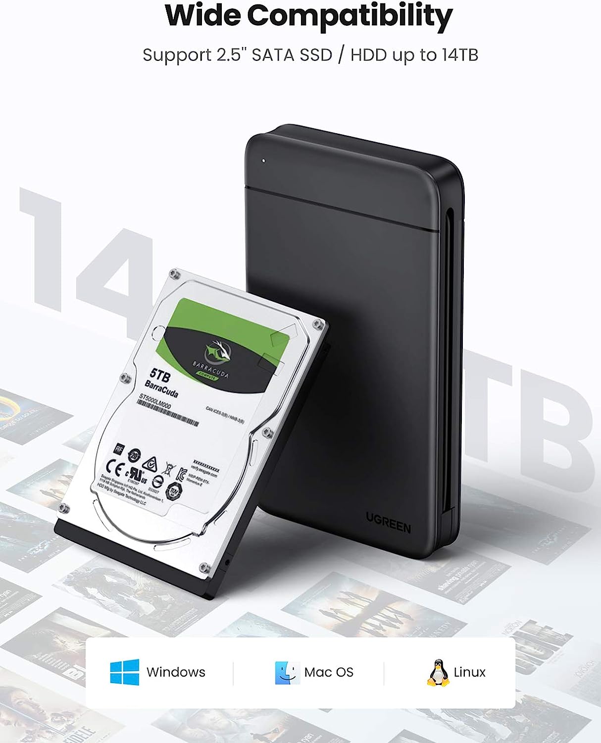 UGREEN USB C Hard Drive Enclos - Ssd Hard Drive 评论和价格