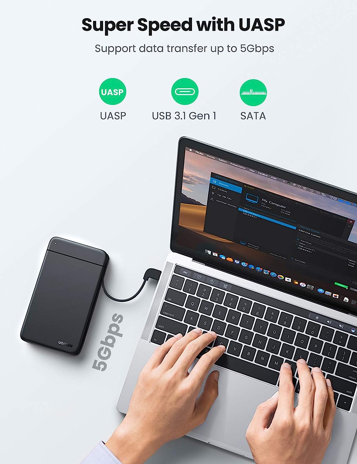 UGREEN USB C Hard Drive Enclos - Ssd Hard Drive 评论和价格