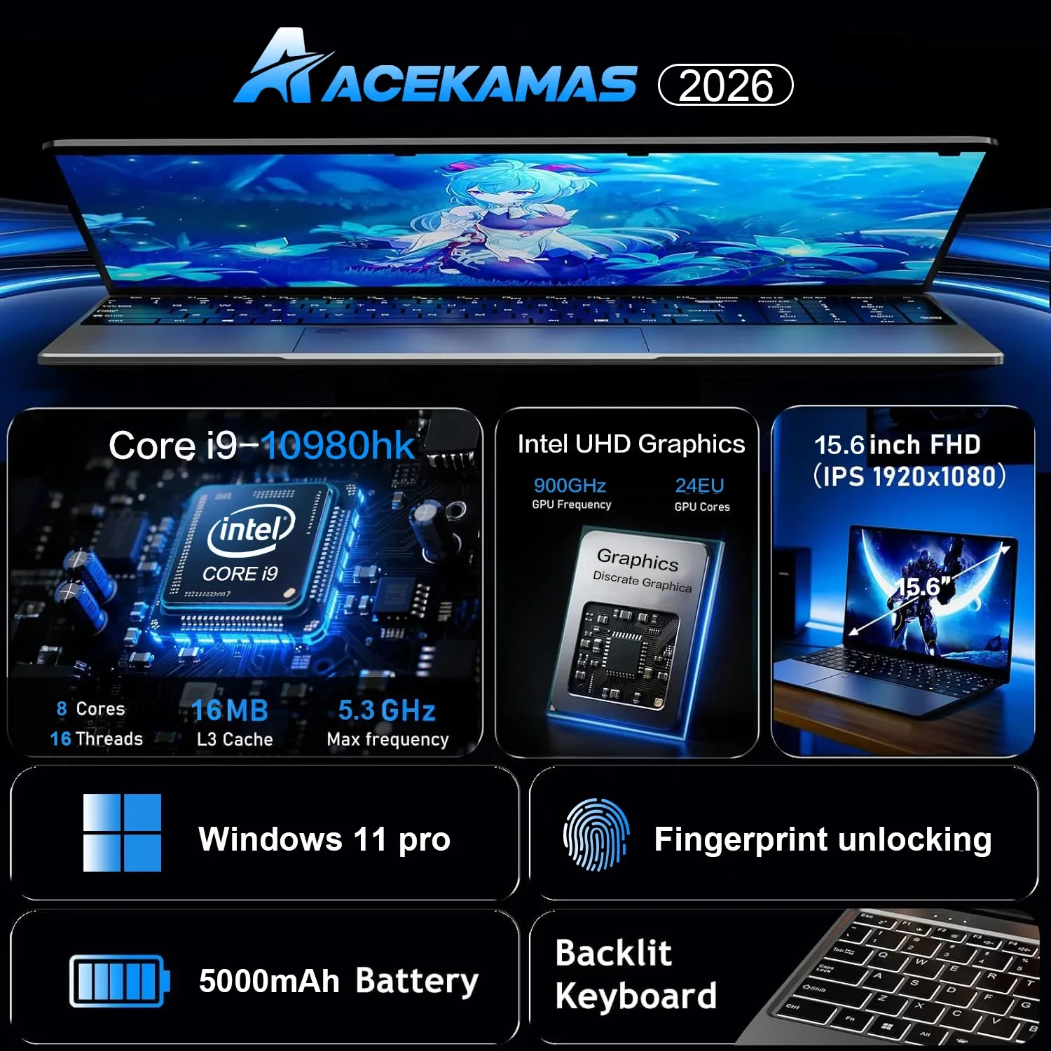 15.6inch Potrable Laptop Intel - Ssd 1Tb 评论和价格