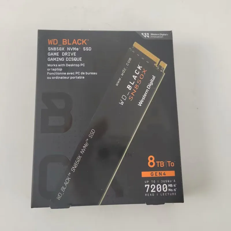 New WD_BLACK SN850X 8TB NVMe S - M.2 Ssd 评论和价格